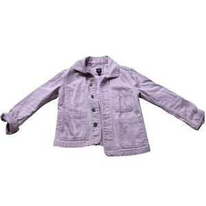 Lavender Jean jacket size small (6/7) GAP